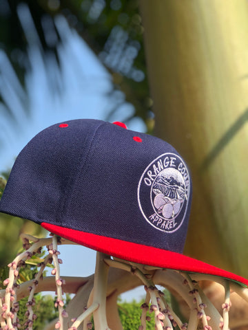 OCApparel Navy/Red/White Snapback